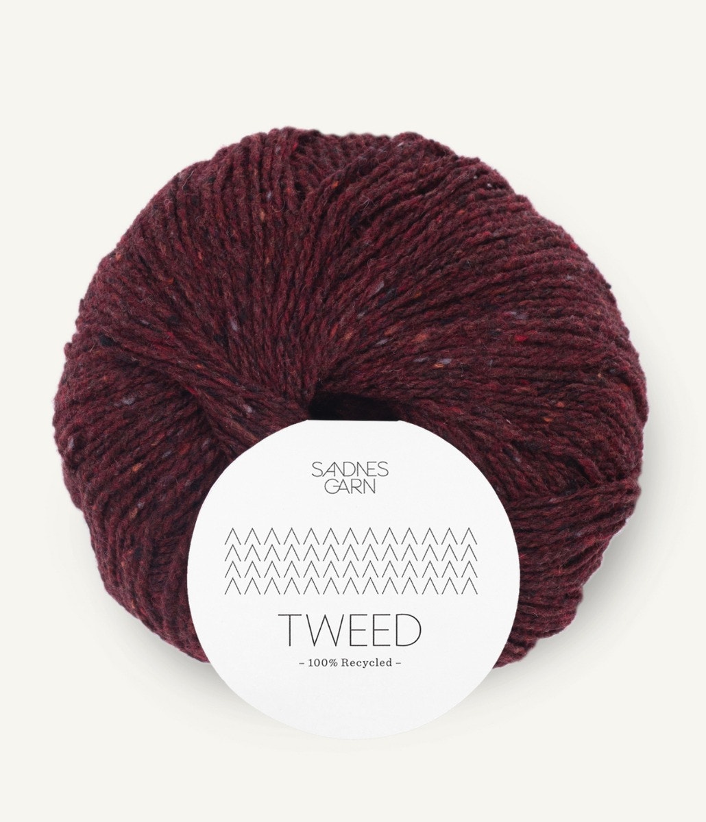 TWEED  4085 Vinrød