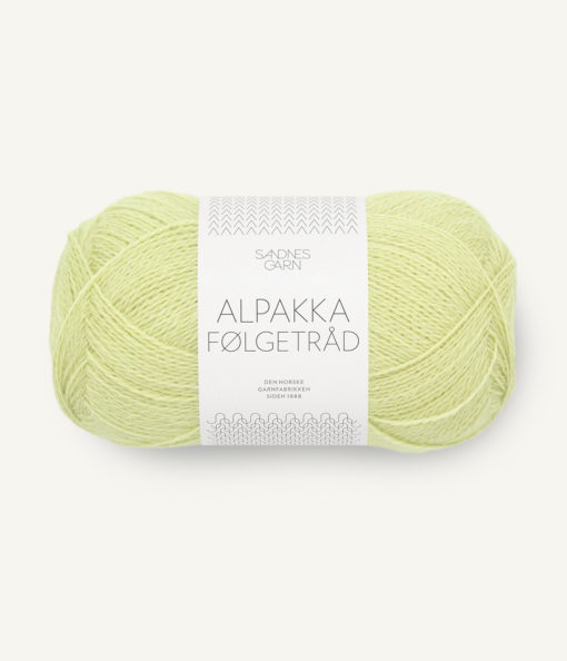 ALPAKKA FØLGETRÅD  9523 Lime punch