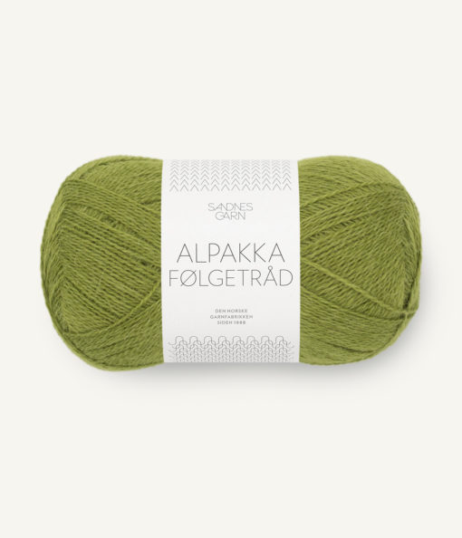 ALPAKKA FØLGETRÅD  9564 Matcha