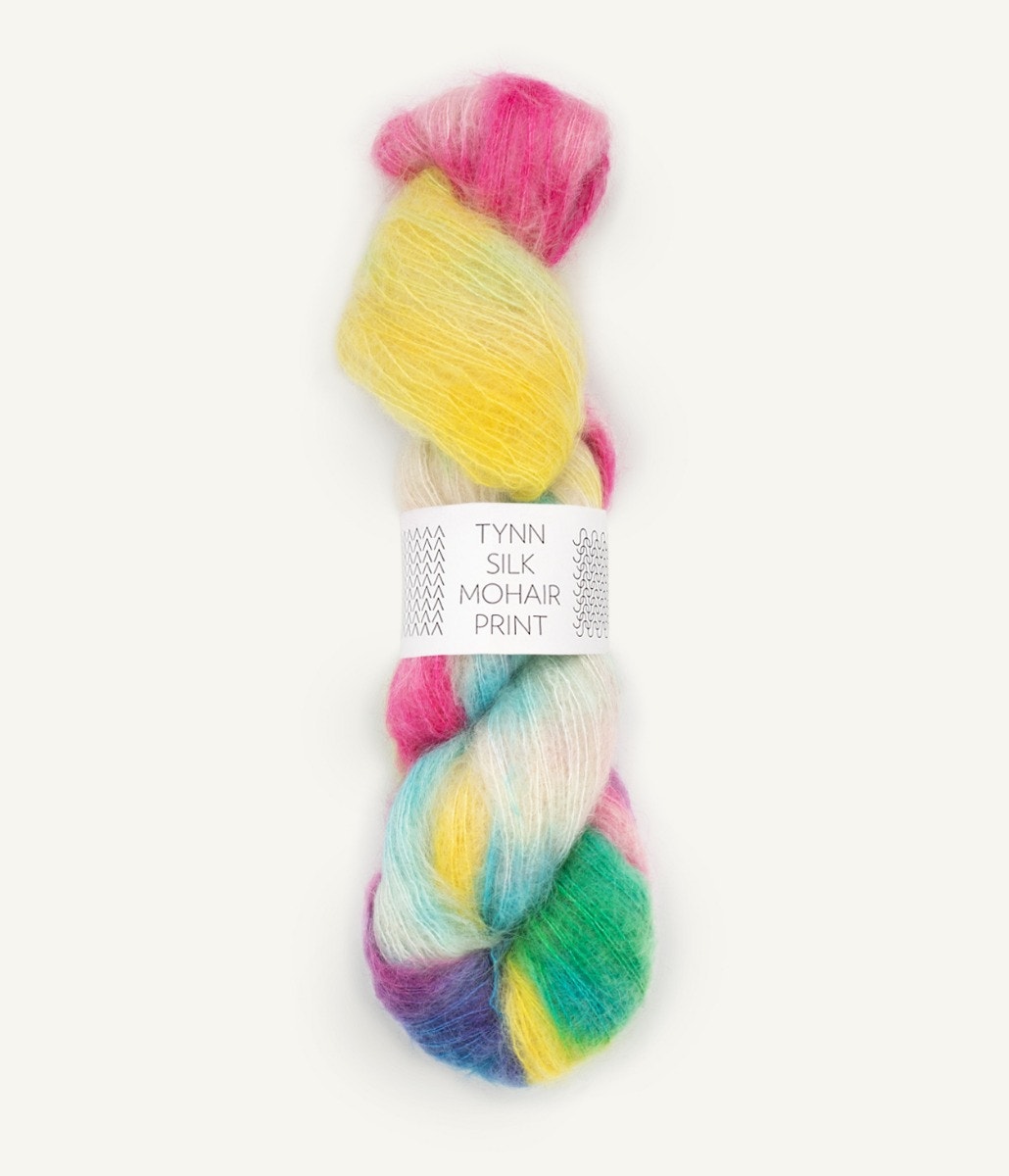 TYNN SILK MOHAIR Print  4665 Tutti frutti