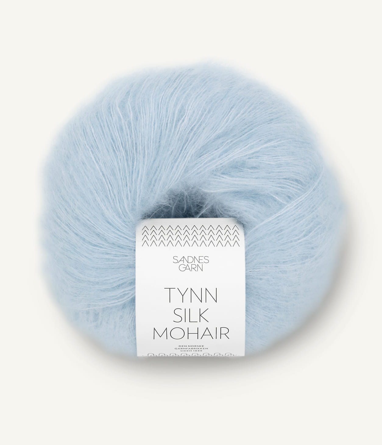 TYNN SILK MOHAIR  6012 Lys blå