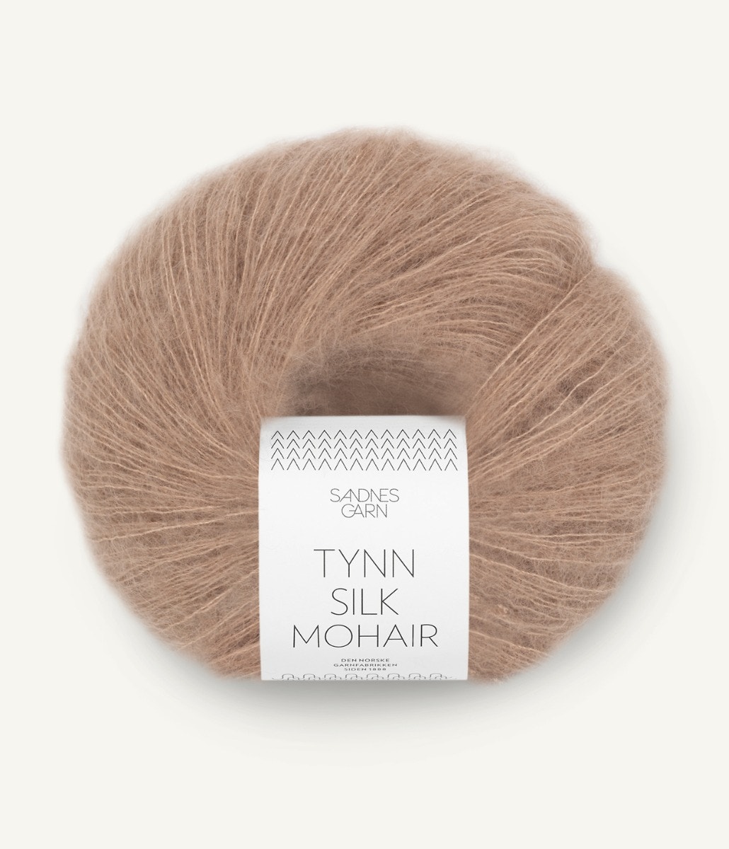 TYNN SILK MOHAIR  3041 Lys eikenøtt