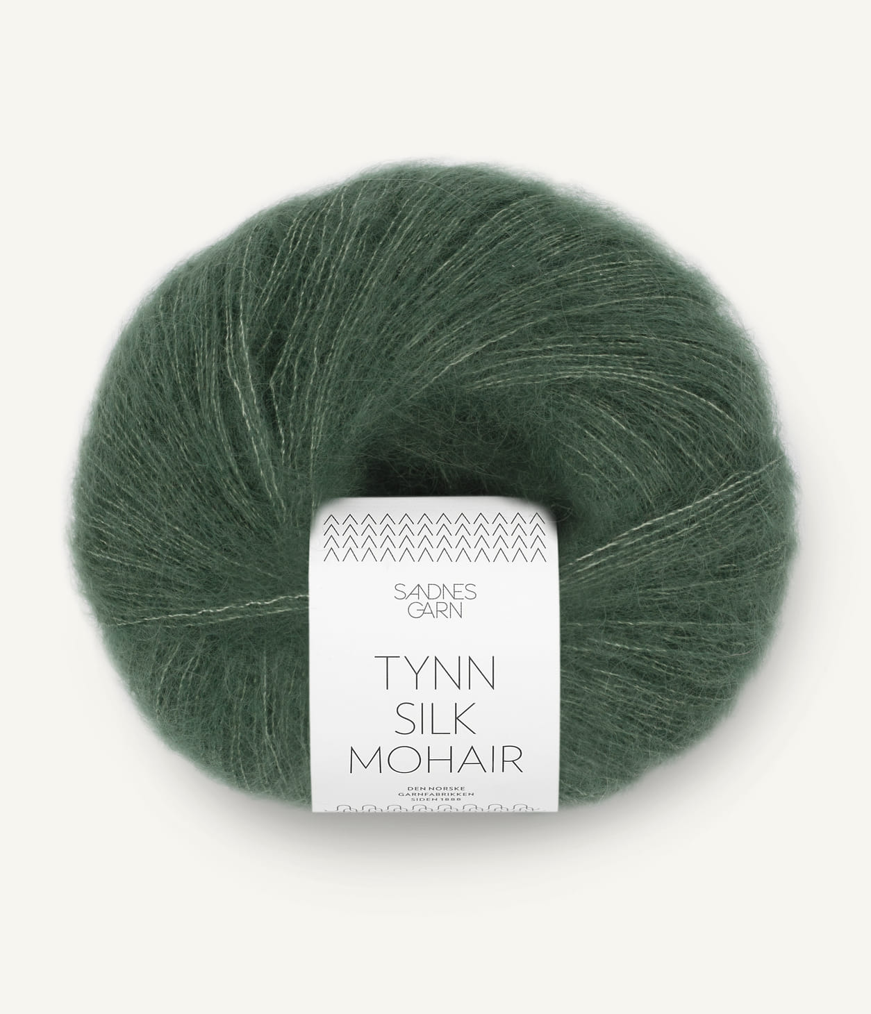 TYNN SILK MOHAIR  8581 Dyp skoggrønn