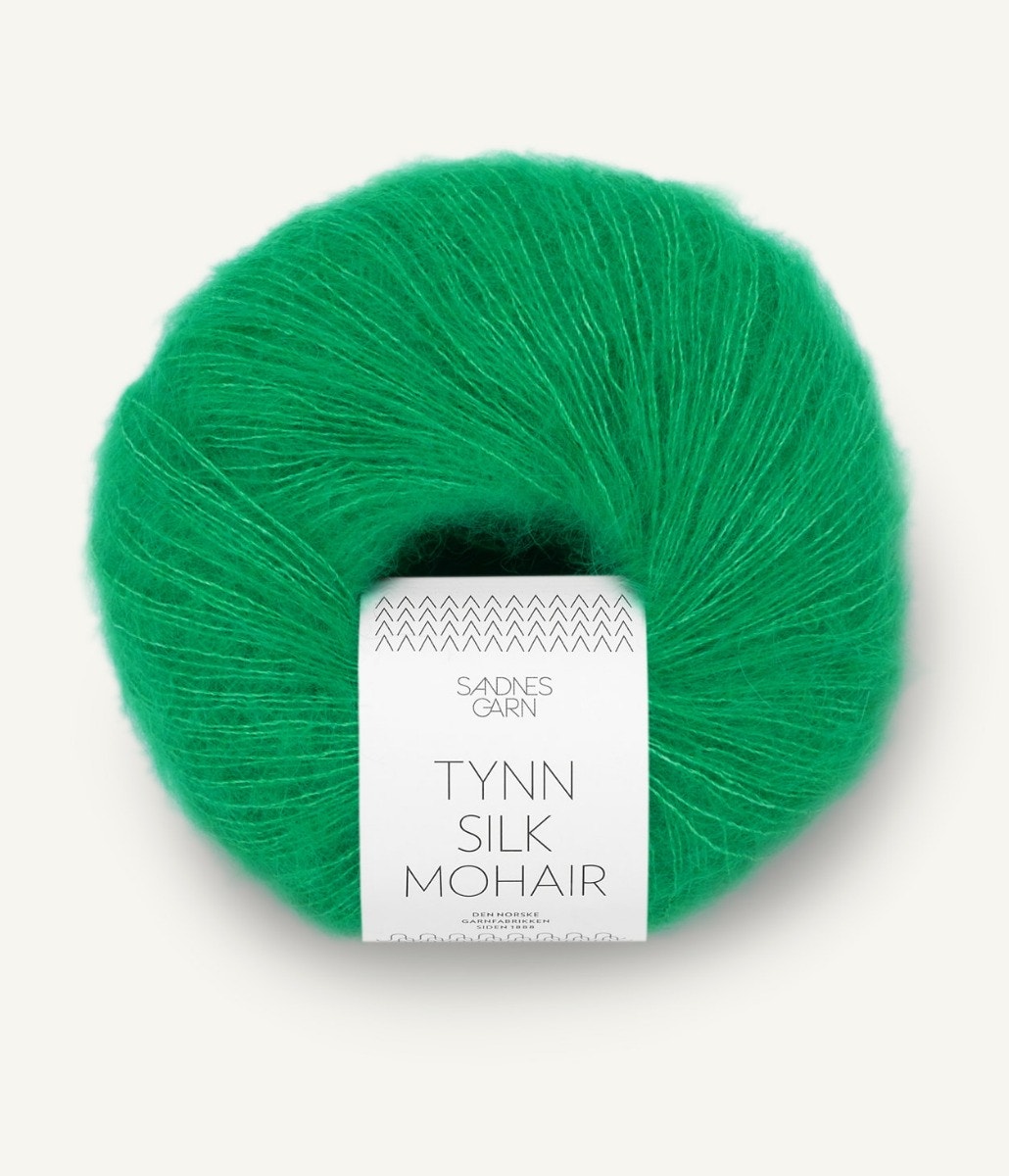 TYNN SILK MOHAIR  8236 Jelly Bean Green