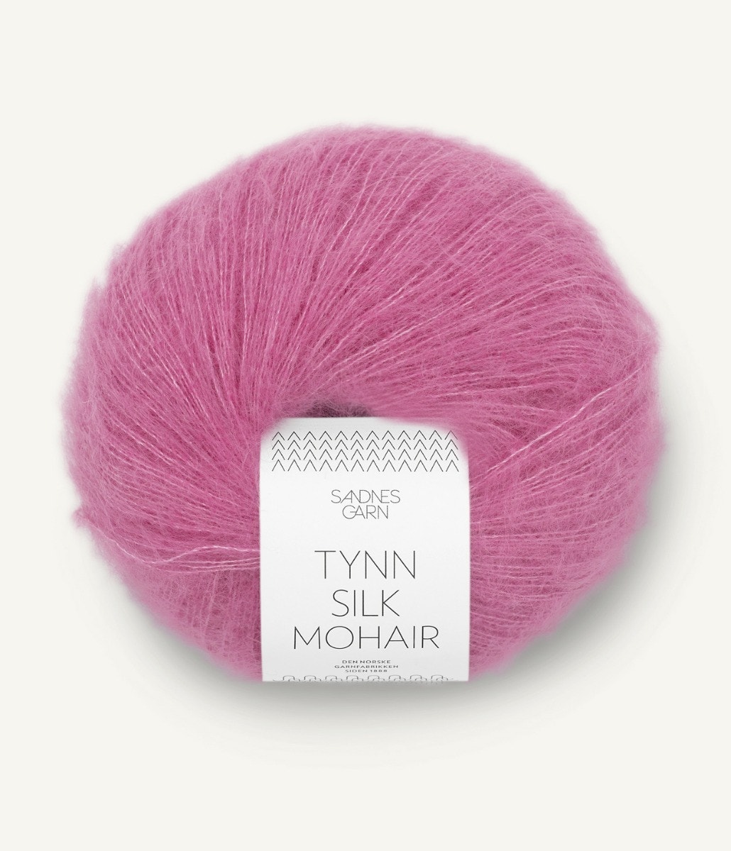 TYNN SILK MOHAIR  4626 Shocking Pink