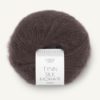 TYNN SILK MOHAIR  3880 Mørk Sjokolade