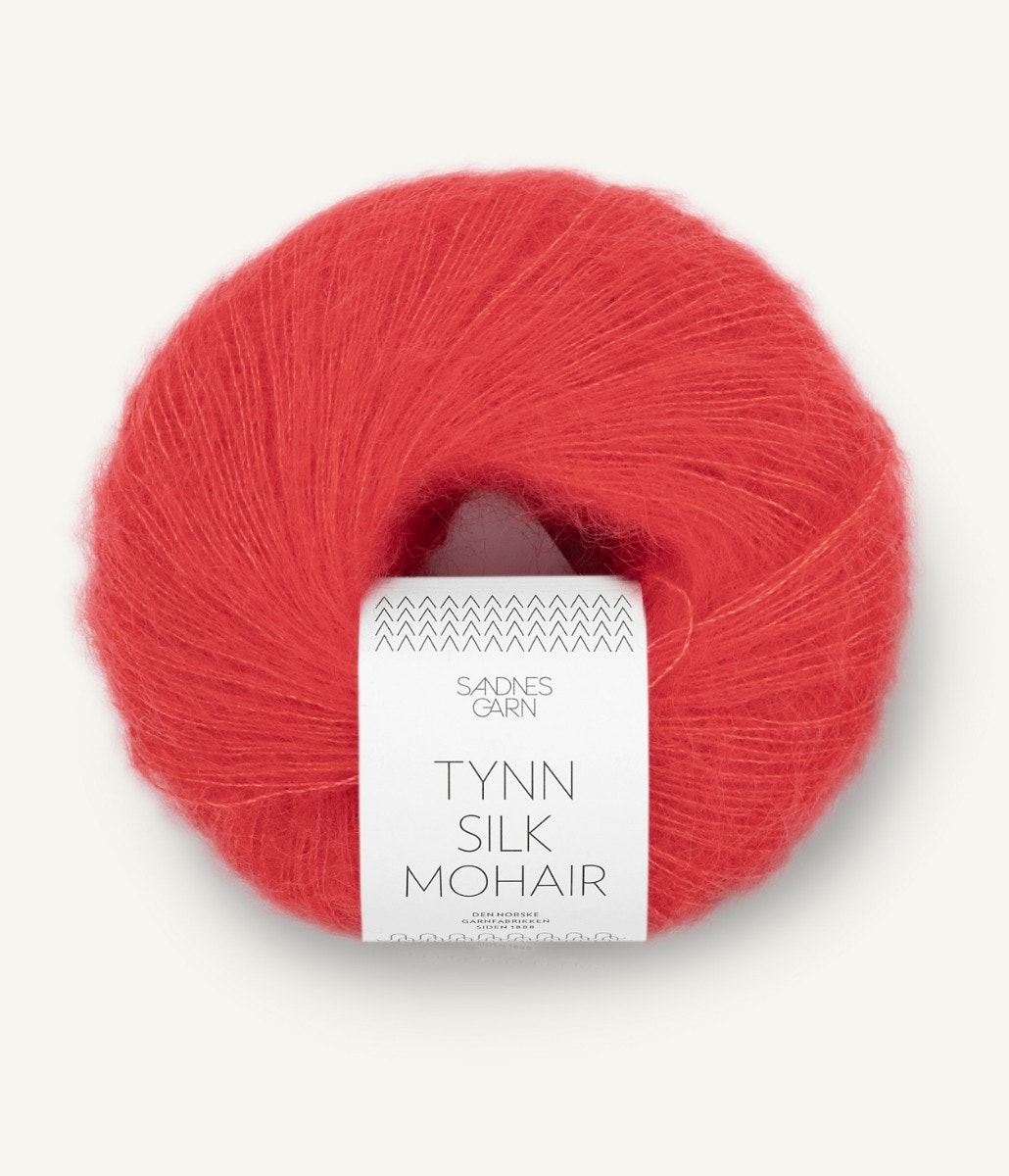 TYNN SILK MOHAIR  4008 Poppy