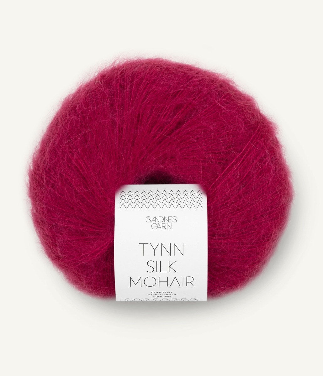 TYNN SILK MOHAIR  4255 Rumba Red