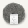 TYNN SILK MOHAIR  1053 Mørk gråmelert