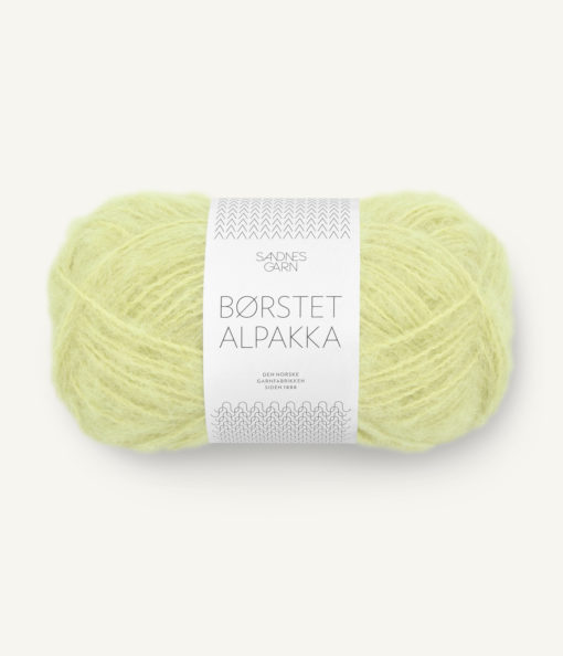 BØRSTET ALPAKKA  9523 Lime Punch