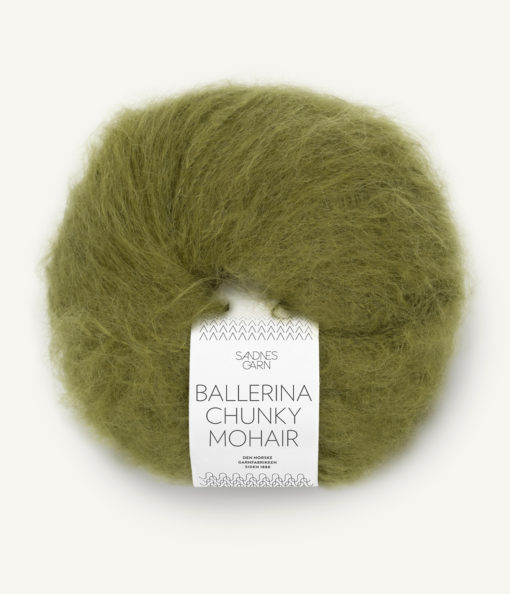 BALLERINA CHUNKY MOHAIR  9563 Moss Green