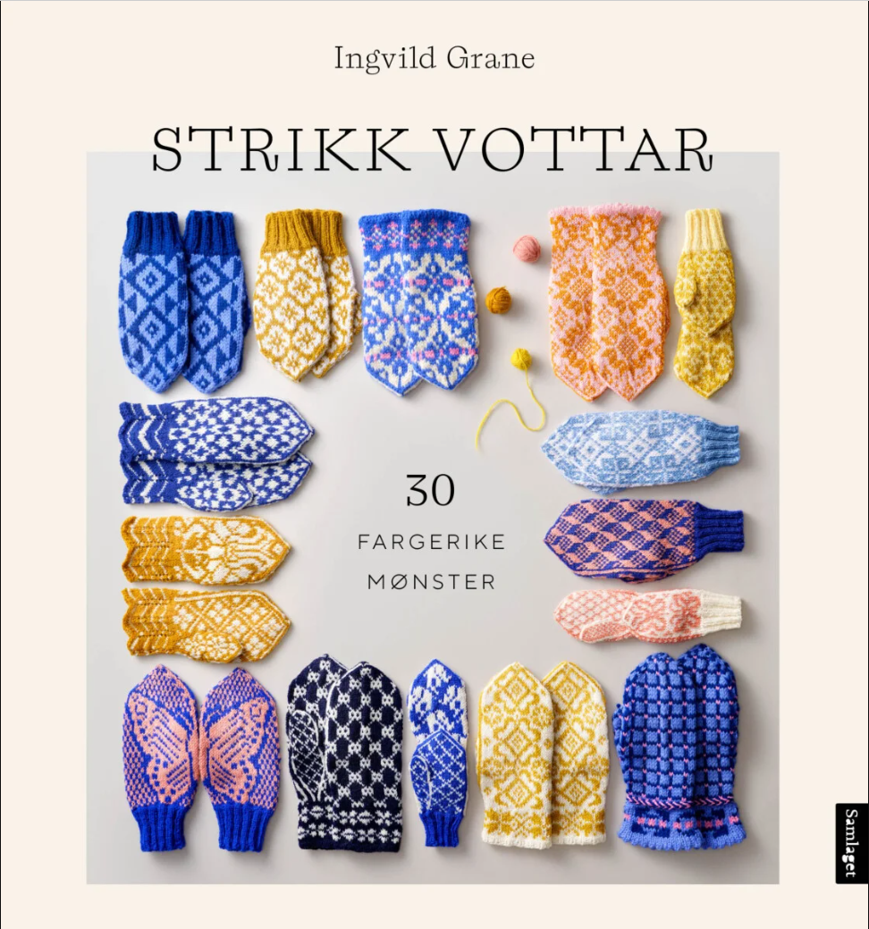 Strikk vottar - 30 fargerike mønster