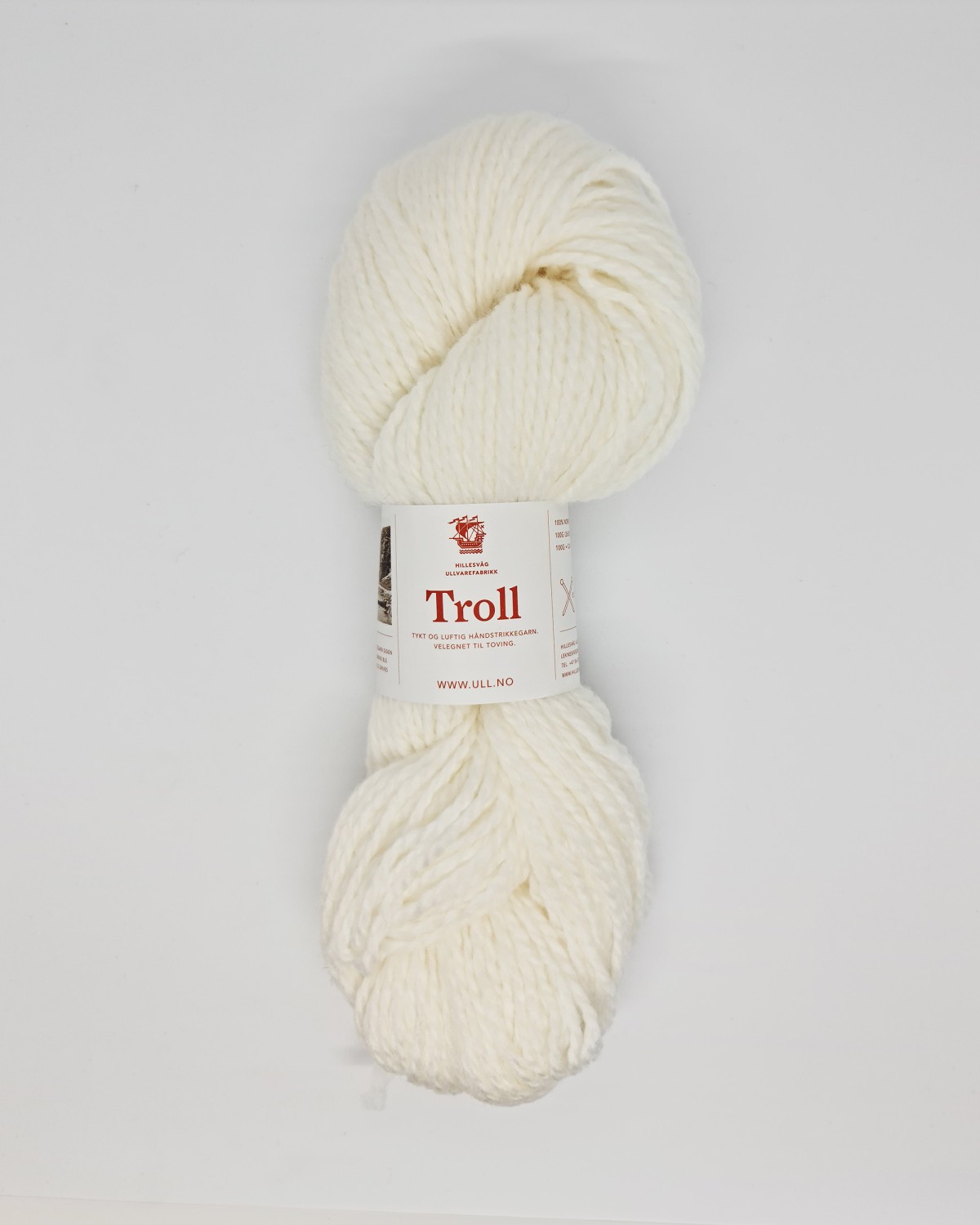 TROLL  701 Bleket hvit