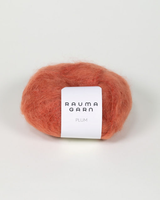 PLUM MOHAIR  190 Mild rød