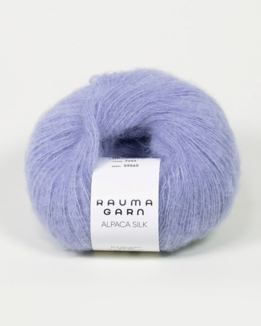 ALPACA SILK  7244 Blå puddel