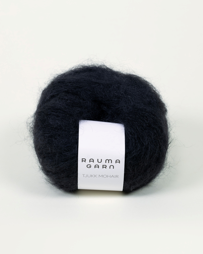 TJUKK MOHAIR  081 Svart