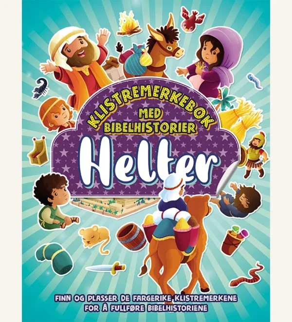 Gud og jeg - klistremerkebok med bibelhistorier