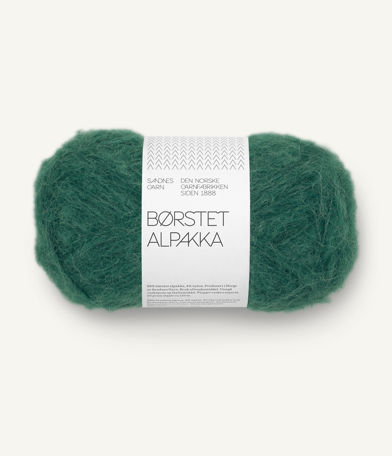 BØRSTET ALPAKKA  7772 Rain Forest