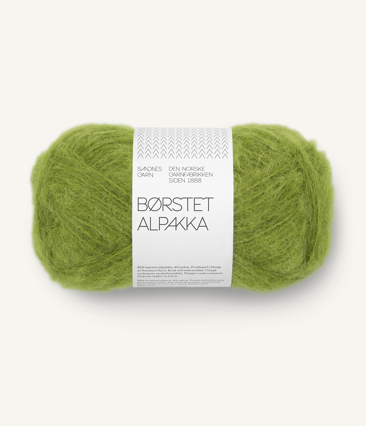 BØRSTET ALPAKKA 9564 Matcha