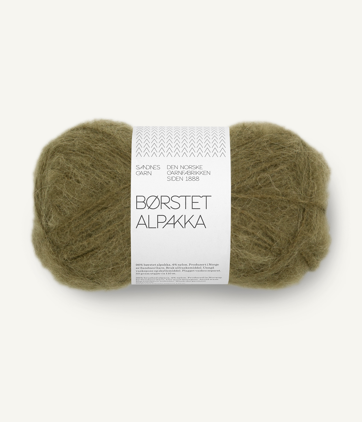 BØRSTET ALPAKKA  9873 Dark Olive