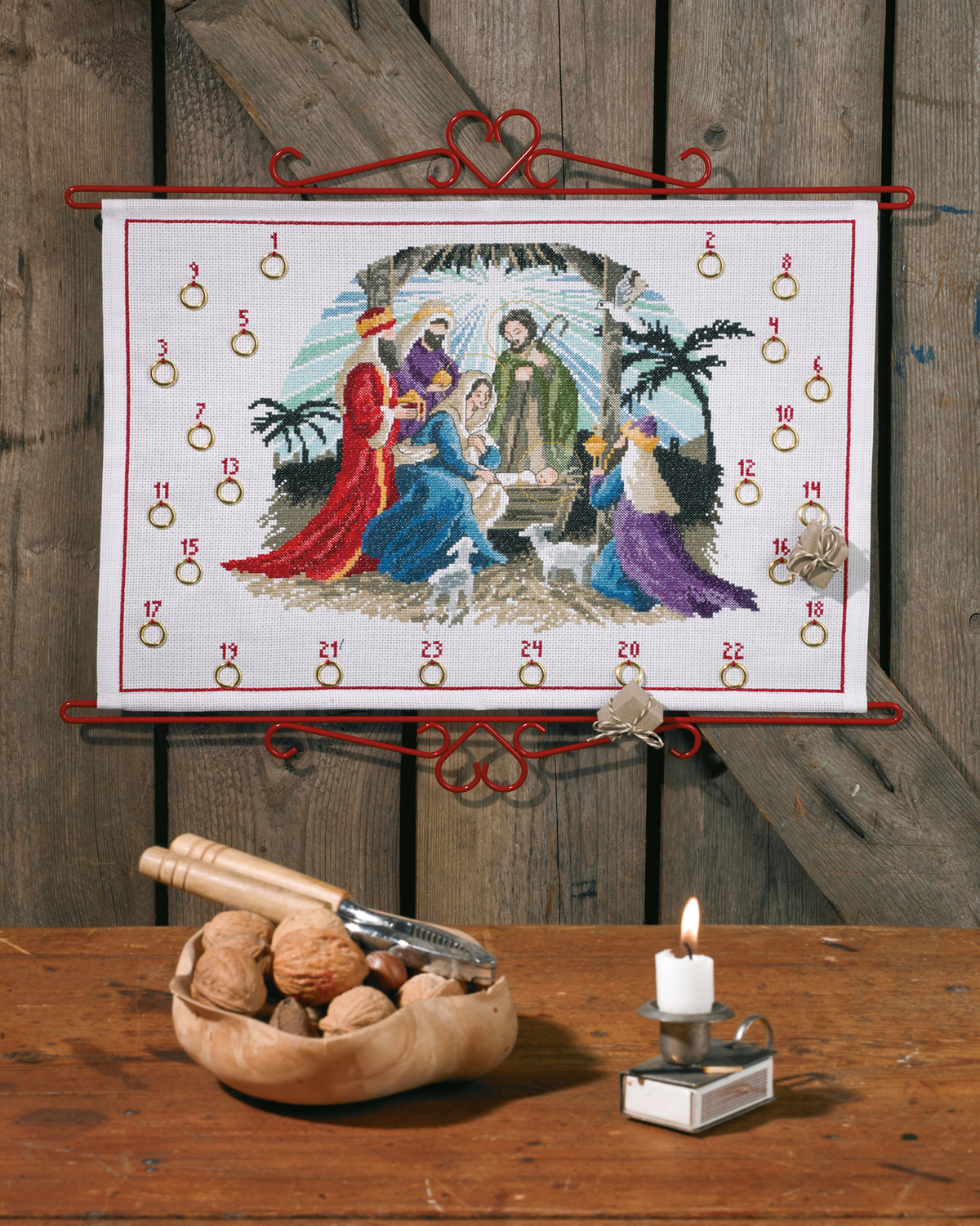 BETLEHEM Adventskalender 50x34 cm