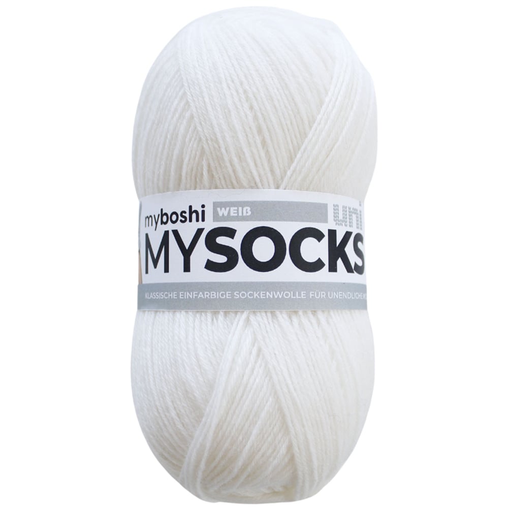 MYSOCKS 100g  Uni White