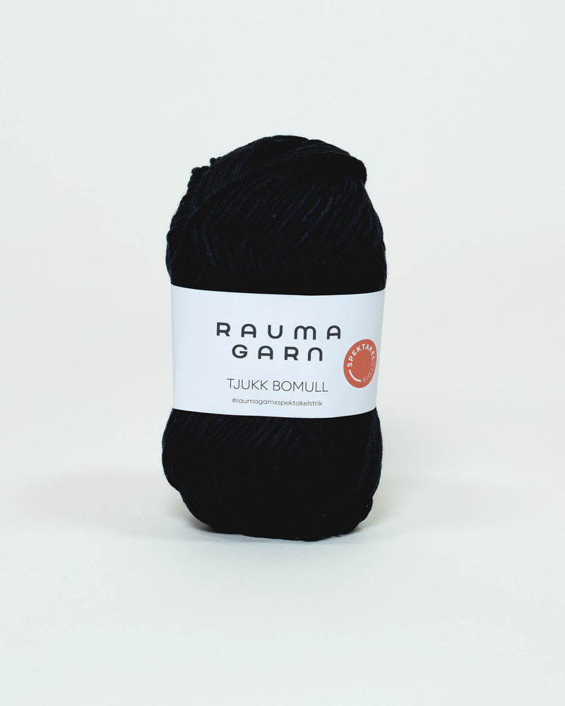 TJUKK BOMULL  297 Svart