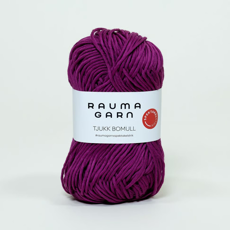TJUKK BOMULL  354 Kløverlilla