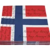 SERVIETTER Lunsj Flaggdesign