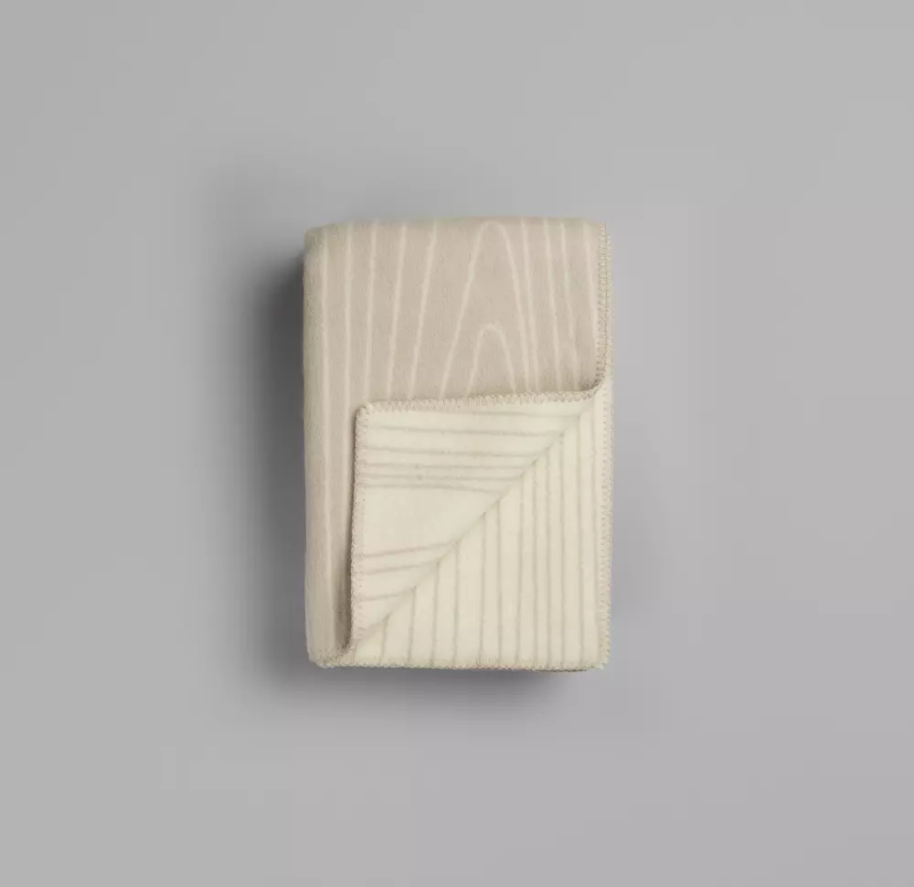 SKOG Beige/natur Pledd