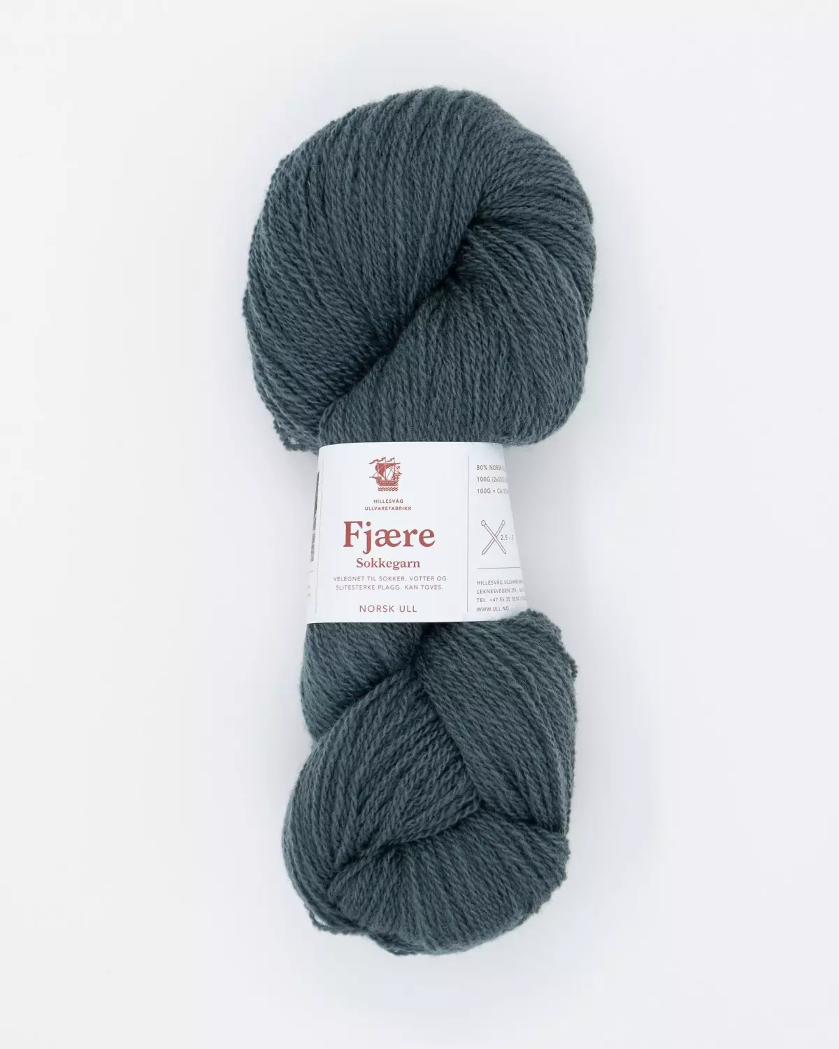 FJÆRE SOKKEGARN  555 Grålig Åetrol