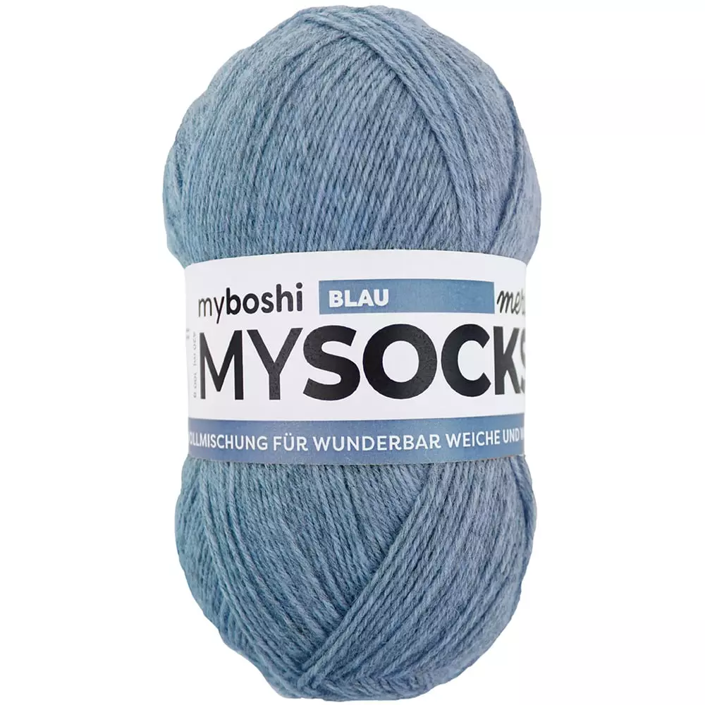 MYSOCKS SOKKEGARN 100g Dark Grey