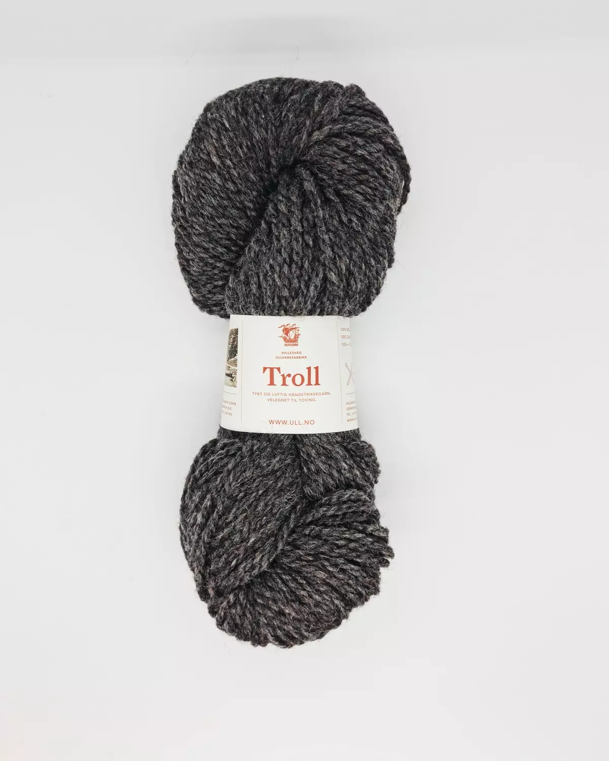 TROLL MELERT  707 Mørk brun