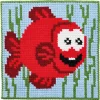 FISK Broderi 25x25 cm
