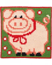 GRIS Broderi 25x25 cm