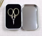 MINISAKS Oksidert gull I metalleske