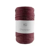 SHIMMER  48 Burgunder/Sølv