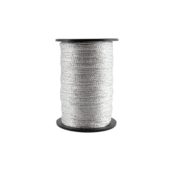 HEKLETRÅD Glitter 1,5 mm Sølv