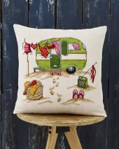 STRANDCAMPING Pute 40x40 cm