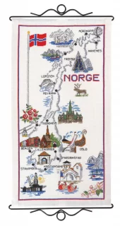 NORGE Bilde 29x56 cm