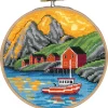 MIDNATSOL LOFOTEN Bilde Ø15 cm