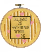 HOME IS... Bilde Ø15 cm