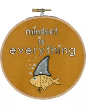 MINDSET IS... Bilde Ø15 cm