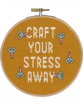 CRAFT YOUR STRESS AWAY... Bilde Ø15 cm