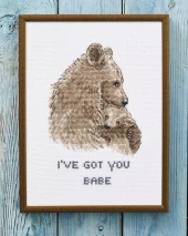 I'VE GOT YOU BABE Bilde 18x24cm