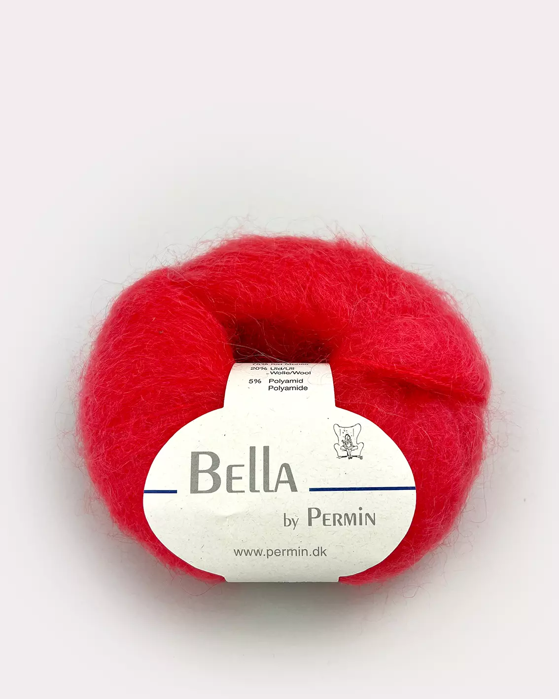 BELLA MOHAIR 883262 Mørk koral
