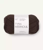 TYNN MERINOULL  3081 Dark brown