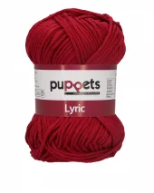 PUPPETS LYRIC  00192 Mørk rød