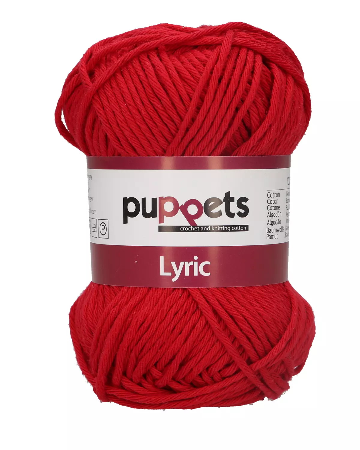 PUPPETS LYRIC 07047 Rød 50g