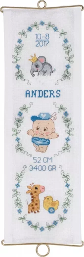 DÅPSSTRENG Anders 14x42 cm